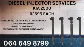 Recon Your Kia 2500 Diesel Injectors Washers And Warranty Included
