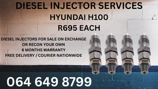 Hyundai H100 Diesel Injectors For Sale Or Recon Your Own With Warranty