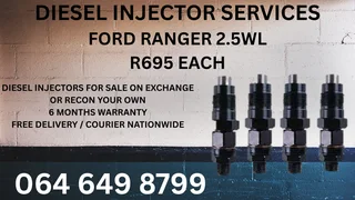 Ford Ranger 2.5wl Diesel Injectors With Washers Kits For Sale On Exchange