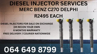 Merc Benz C270 Delphi Diesel Injectors With Washers For Sale Or Recon Your Own