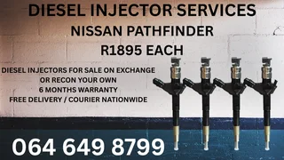 We Can Recon Your Nissan Pathfinder Diesel Injectors Warranty Included