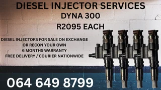 Recon Your Dyna 300 Diesel Injectors Warranty Included