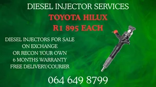 Toyota Hilux Diesel Injectors With Washers For Sale On Exchange Or Recon Your Own