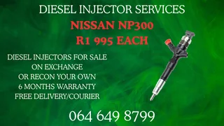 Nissan Np300 Diesel Injectors With Washers For Sale On Exchange Warranty Included