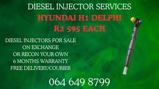 We Can Recon Your Hyundai H1 Delphi Diesel Injectors