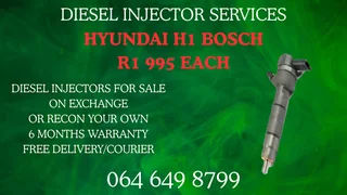 We Can Recon Your Hyundai H1 Bosch Diesel Injectors Washers Included