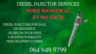 We Can Recon Your Ford Ranger 3l Diesel Injectors Warranty Included