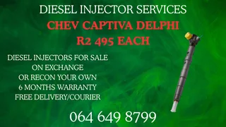 Let Us Recon Your Chev Captiva Delphi Diesel Injectors Warranty Included