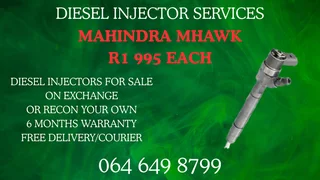 Recon Your Mahindra Mhawk Diesel Injectors Warranty Included