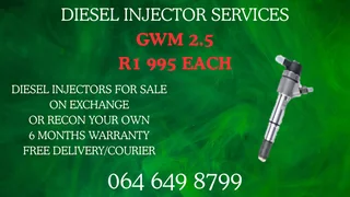 Gwm 2.5 Diesel Injectors For Sale On Exchange Or Recon Your Own