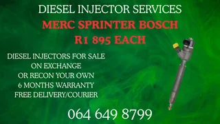 Merc Sprinter Bosch Diesel Injectors For Sale On Exchange