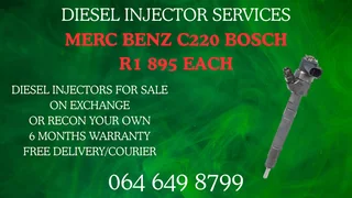 Merc Benz C220 Bosch Diesel Injectors For Sale Or Recon Your Own Washers Included