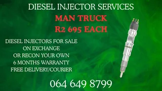 Let Us Recon Your Man Truck Diesel Injectors
