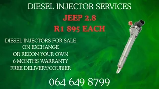Let Us Recon Your Jeep 2.8 Diesel Injectors Washers Included