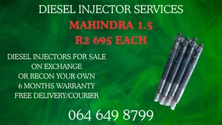 Mahindra 1.5 Diesel Injectors For Sale On Exchange Washers Included