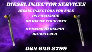 Hyundai H1 Delphi Diesel Injectors For Sale On Exchange Washers And Warranty Included