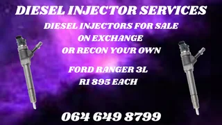 Ford Ranger 3l Diesel Injectors For Sale Or Recon Your Own