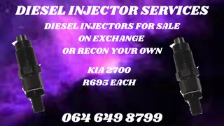 Kia 2700 Diesel Injectors For Sale Or Recon Your Own Washers Kits And Warranty Included