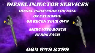 Let Us Recon Your Merc Vito Bosch Diesel Injectors