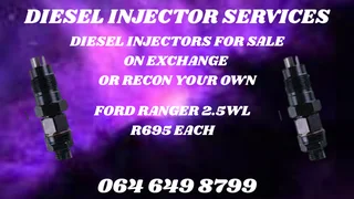 Let Us Recon Your Ford Ranger 2.5wl Diesel Injectors Washer Kits Included