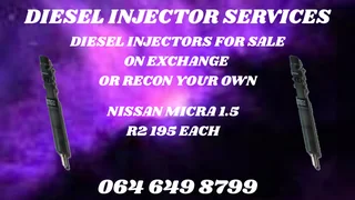 Recon Your Nissan Micra 1.5 Diesel Injectors Warranty Included
