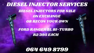 Ford Ranger 2l Bi-turbo Diesel Injectors With Washers For Sale Warranty Included
