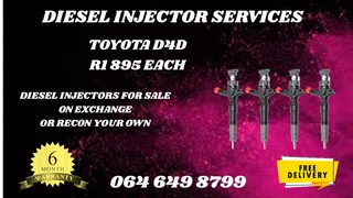 Toyota D4d Diesel Injectors With Washer For Sale Or Recon Your Own