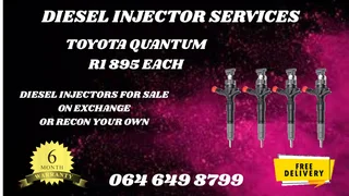 Let Us Recon Your Toyota Quantum Diesel Injectors