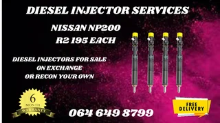 Let Us Recon Your Nissan Np200 Diesel Injectors Warranty Included
