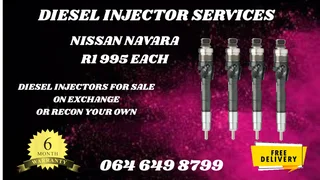 Let Us Recon Your Nissan Navara Diesel Injectors Washers And Warranty Included
