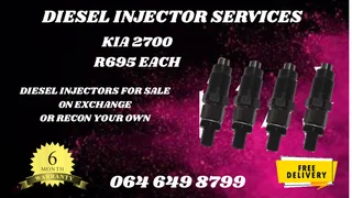 Kia 2700 Diesel Injectors For Sale On Exchange Or Recon Your Own Washers Kits Included