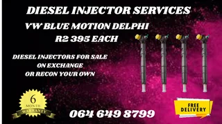 Vw Blue Motion Delphi Diesel Injectors With Washers For Sale On Exchange Or Recon Your Own