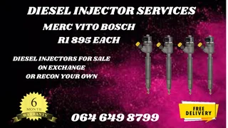 Merc Vito Bosch Diesel Injectors With Washers For Sale On Exchange