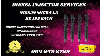 We Can Recon Your Nissan Micra 1.5 Diesel Injectors Warranty Included