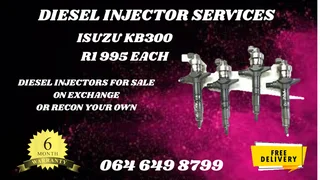 Let Us Recon Your Isuzu Kb300 Diesel Injectors Warranty Included