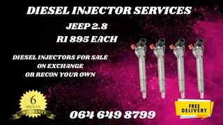 Jeep 2.8 Diesel Injectors For Sale On Exchange Or Recon Your Own Copper Washers Included