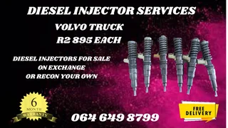Volvo Truck Diesel Injectors For Sale On Exchange Copper Washers And Warranty Included