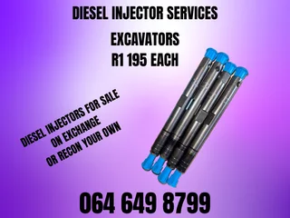 Excavator Diesel Injectors For Sale Or Recon Your Own