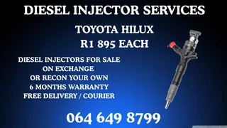Toyota Hilux Diesel Injectors With Washers For Sale Or Recon Your Own
