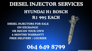 Let Us Recon Your Hyundai H1 Bosch Diesel Injectors Washers Included