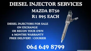 Let Us Recon Your Mazda Bt50 Diesel Injectors Washers And Warranty Included