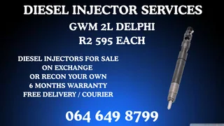 Gwm 2l Delphi Diesel Injectors For Sale On Exchange Or Recon Your Own Washers And Warranty Included