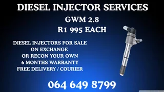 Gwm 2.8 Diesel Injectors For Sale On Exchange Washers Included