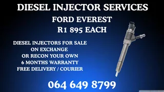 Ford Everest Diesel Injectors For Sale On Exchange Warranty Included