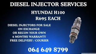 Hyundai H100 Diesel Injectors For Sale On Exchange Washer Kits And Warranty Included