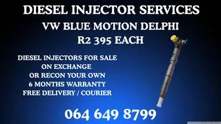 Vw Blue Motion Delphi Diesel Injectors For Sale Or Recon Your Own