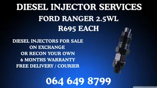 Ford Ranger 2.5wl Diesel Injectors For Sale Or Recon Your Own Washer Kits And Warranty Included