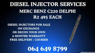 Merc Benz C220 Delphi Diesel Injectors With Washers For Sale On Exchange Or Recon Your Own