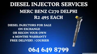 Merc Benz C270 Delphi Diesel Injectors With Washers For Sale On Exchange Or Recon Your Own Warranty