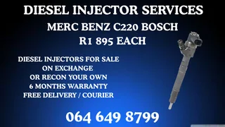 Merc Benz C220 Bosch Diesel Injectors With Washers For Sale On Exchange